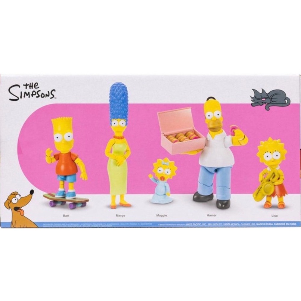 The Simpsons Family Multi-Pack Action Figure Set Jakks Pacific 2023 New - Picture 4 of 5